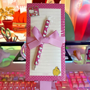 Sanrio Hello Kitty & Friends List Pad Gel Pen Gift Set Pink Lined 2025 My Melody
